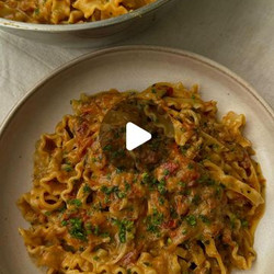 Caramelised Onion + Brown Butter Pasta