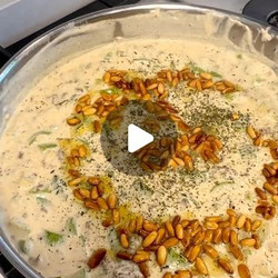 Zucchini And Meat With Yogurt And Tahini