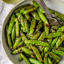 Sesame Ginger Snap Peas