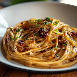 Spicy Caramelized Onion Pasta