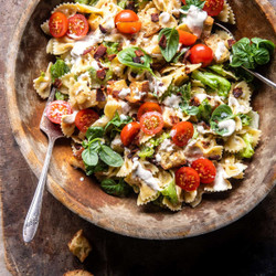 Blt Caesar Pasta Salad