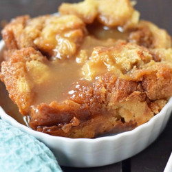 Air Fryer Chocolate Bread Pudding For Two