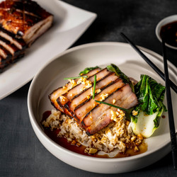 Smoke &amp; Sizzle Char Siu-style Pork Belly