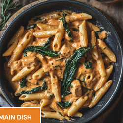 Penne With Silken Tofu Rosé Sauce: A Creamy Delight!