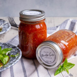 Homemade Roasted Garlic Pasta Sauce