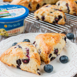 Feta Cheese & Blueberry Scones