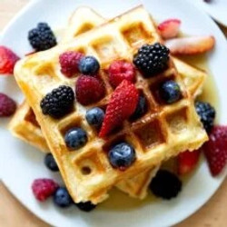 Simple Sourdough Discard Waffles (same Day)