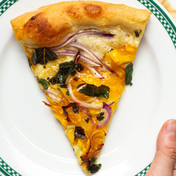 Butternut Squash Pizza With Crispy Sage &amp; Hot Honey