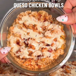 Queso Chicken Bowls