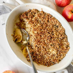 Cardamom Apple Crisp