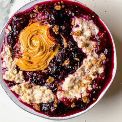 Blueberry Pie Overnight Oats