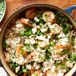 One-pot Mediterranean Shrimp And Rice