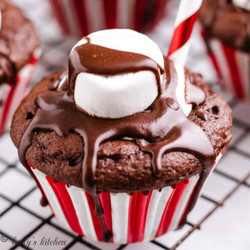 Hot Chocolate Cupcakes