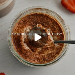 Tiramisu Overnight Oats