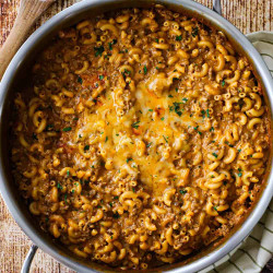 Homemade Cheesy Hamburger Helper