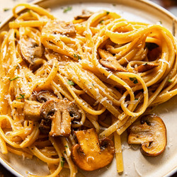 Vegetarian Mushroom Carbonara