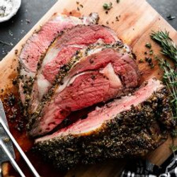 Simple, Foolproof Garlic Herb Crusted Prime Rib With Au Jus