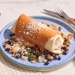15-min Smothered Veggie Burrito