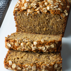 Banana Oatmeal Bread Recipe