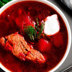 Classic Red Borscht With Pork Ribs