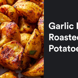 Garlic Miso Roasted Potatoes