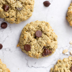 Oatmeal Chocolate Chip Protein Cookies
