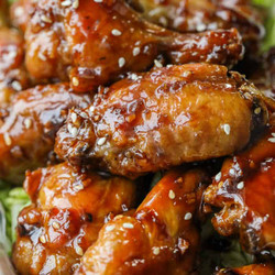 Honey Garlic Chicken Wings Recipe (oven Baked)