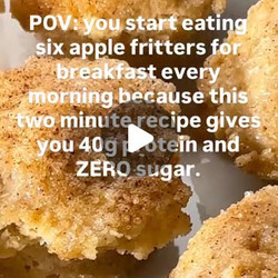 Weight Loss Apple Fritters