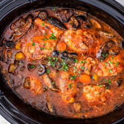 Slow Cooker Chicken Cacciatore