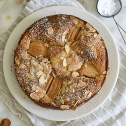 Gluten-free Pear And Almond Crunch Cake