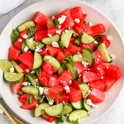 Easy Watermelon Salad (with Feta)