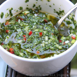 Traditional Chimichurri Sauce