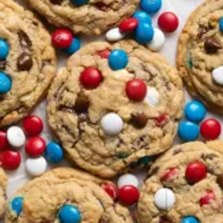 4th Of July Monster Cookies