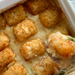 Tater Tot Casserole (Cubes)