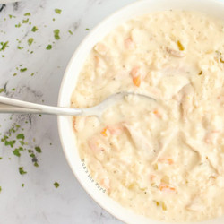Creamy Chicken & Rice Soup