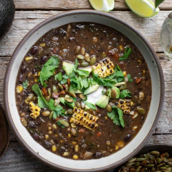 Mississippi Vegan's Black Bean Soup