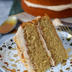 Caramel Cake With Whipped Caramel
