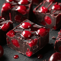 Halloween Dracula’s Dark Cherry Fudge
