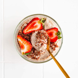Chia Pudding With Strawberries