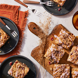 Cranberry Coffee Cake With Almond Crunch