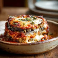 Baked Eggplant Parmesan No Breading