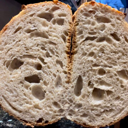 Easy High Hydration Sourdough Bread