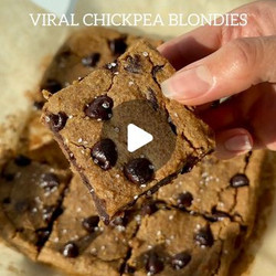 Viral Chickpea Blondies