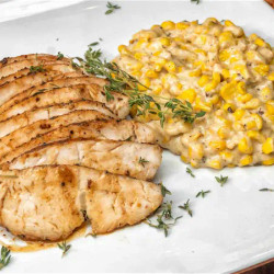 Turkey Tenderloins And Creamed Corn