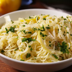 Cheesy Lemon Angel Hair