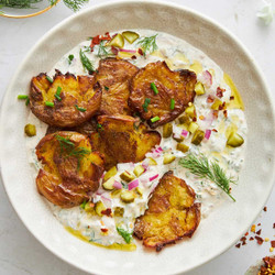 Labne Crispy Potato Salad