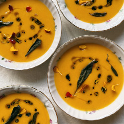 Butternut Squash Soup With Nigella &amp; Fennel Seed Oil