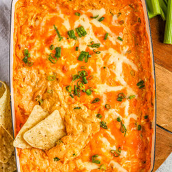 The Best Buffalo Chicken Dip