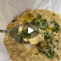 Quadretti With Chickpea Cream Sauce