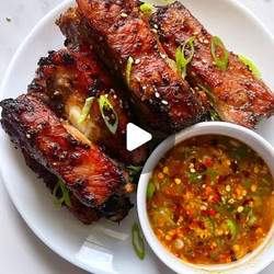 Garlic Pepper Ribs
